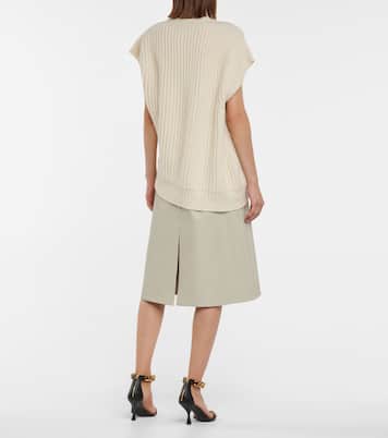 Top de cachemir y lana acanalado | Stella McCartney