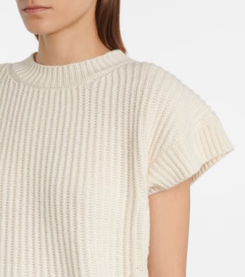 Top de cachemir y lana acanalado | Stella McCartney