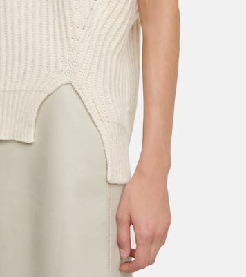 Top de cachemir y lana acanalado | Stella McCartney