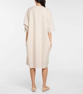 Checked wool midi dress | Maison Margiela
