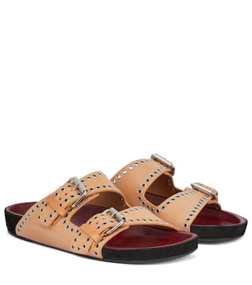 Mules Lennyo en cuir à ornements | Isabel Marant