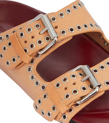 Mules Lennyo en cuir à ornements | Isabel Marant