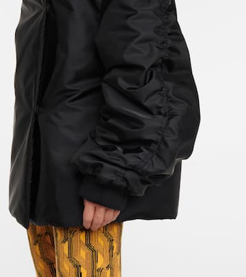 Giacca in nylon con scollo bardot | Prada