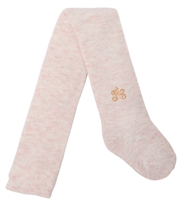 Metallic-knit tights | Tartine et Chocolat