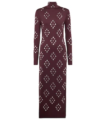 Verziertes Maxikleid aus Jersey | Dries Van Noten