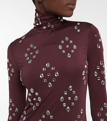 Verziertes Maxikleid aus Jersey | Dries Van Noten