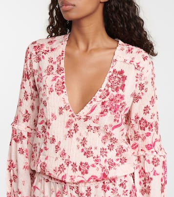 Ilona floral minidress | Poupette St Barth