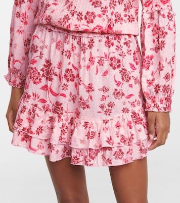 Ilona floral minidress | Poupette St Barth