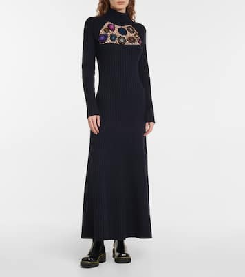 Robe Juana en cachemire à ornements | Gabriela Hearst