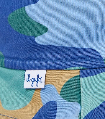 Camouflage twill bucket hat | Il Gufo