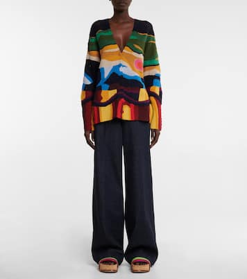 Cara intarsia cashmere cardigan | Gabriela Hearst