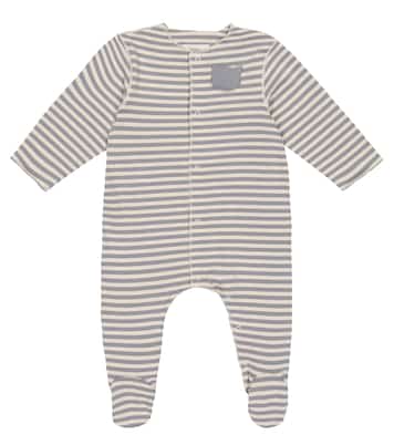 Baby - Tutina in cotone a righe | Il Gufo