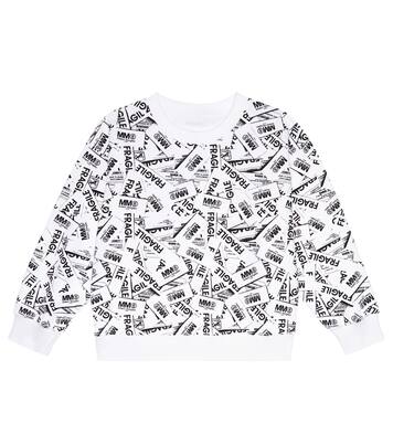 Bedrucktes Sweatshirt aus Baumwolle | MM6 Maison Margiela Kids