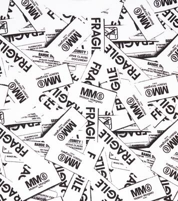 Bedrucktes Sweatshirt aus Baumwolle | MM6 Maison Margiela Kids