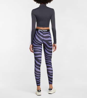 Cropped zip-up track jacket | Palm Angels