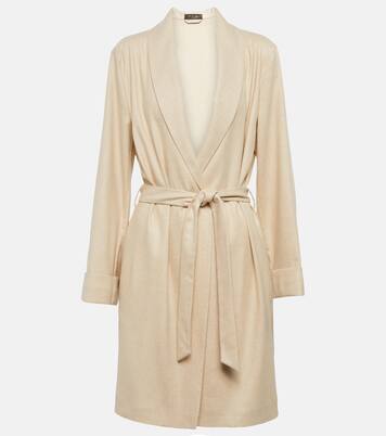 Bovisa cashmere-blend flannel robe | Loro Piana