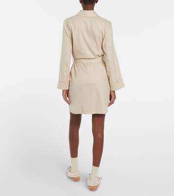 Bovisa cashmere-blend flannel robe | Loro Piana