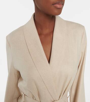Bovisa cashmere-blend flannel robe | Loro Piana