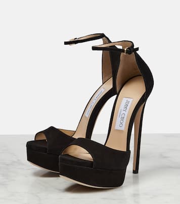 Max 150 suede platform sandals | Jimmy Choo