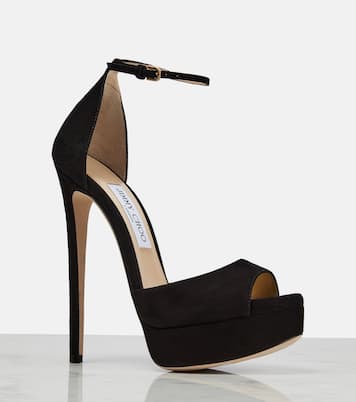 Max 150 suede platform sandals | Jimmy Choo