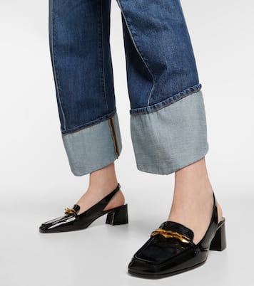 Slingback-Pumps Diamond Tilda 45 aus Lackleder | Jimmy Choo