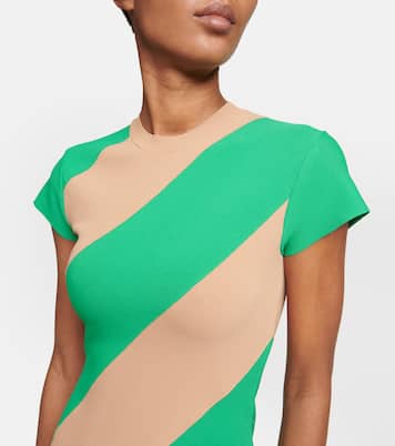 Striped knit midi dress | Stella McCartney