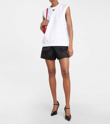 Top aus Baumwoll-Jersey | Prada