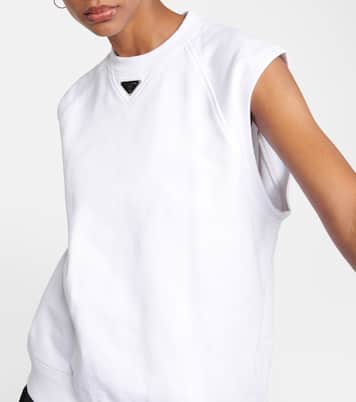 Top aus Baumwoll-Jersey | Prada
