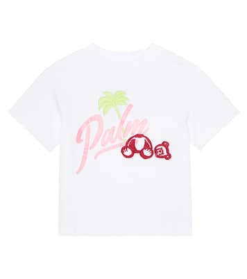T-Shirt aus Baumwoll-Jersey | Palm Angels Kids