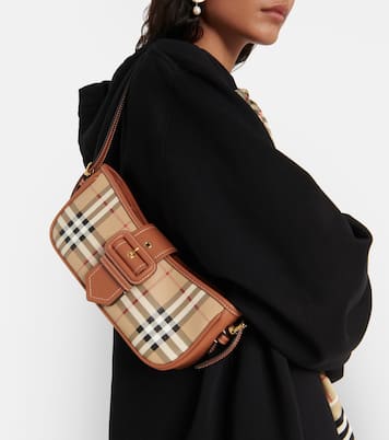 Burberry Check canvas shoulder bag | Burberry