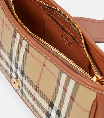 Burberry Check canvas shoulder bag | Burberry