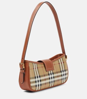 Burberry Check canvas shoulder bag | Burberry