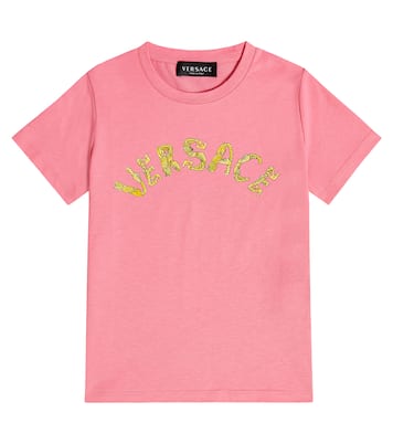 T-Shirt aus Baumwoll-Jersey | Versace Kids