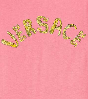 T-Shirt aus Baumwoll-Jersey | Versace Kids