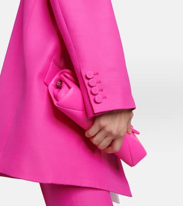 Blazer a doppio petto in lana e seta | Valentino