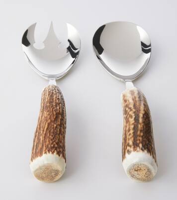 Stag antler salad set | Lorenzi Milano