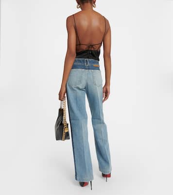 Jeans a vita alta e gamba larga | Stella McCartney