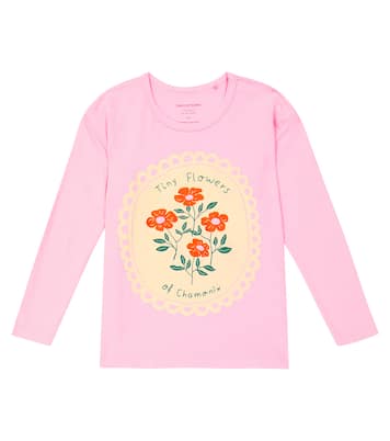 Camiseta Tiny Flowers de mezcla de algodón | Tinycottons