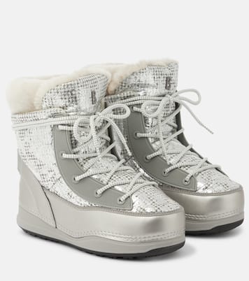 Verbier metallic faux leather snow boots | Bogner
