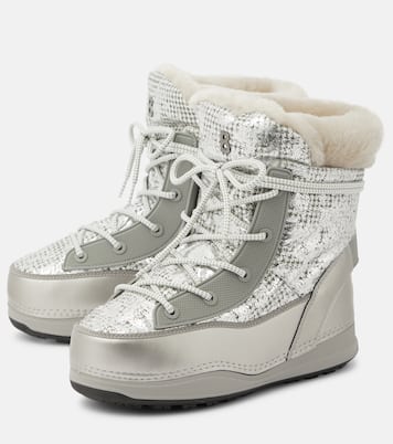 Verbier metallic faux leather snow boots | Bogner