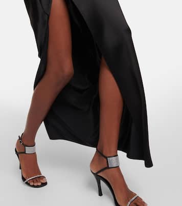 One-Shoulder-Maxikleid aus Seidensatin | The Sei
