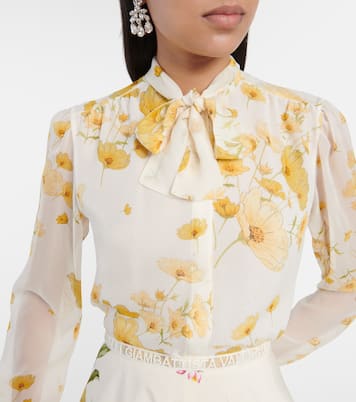Bedruckte Bluse aus Seiden-Georgette | Giambattista Valli