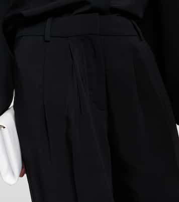 Pleated high-rise wide-leg pants | CO