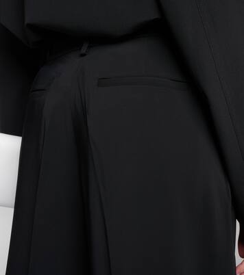 Pleated high-rise wide-leg pants | CO
