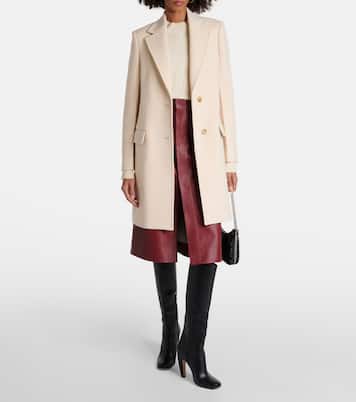 Abrigo de lana de botonadura simple | Stella McCartney