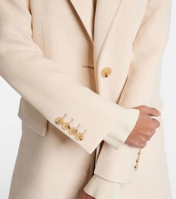 Abrigo de lana de botonadura simple | Stella McCartney