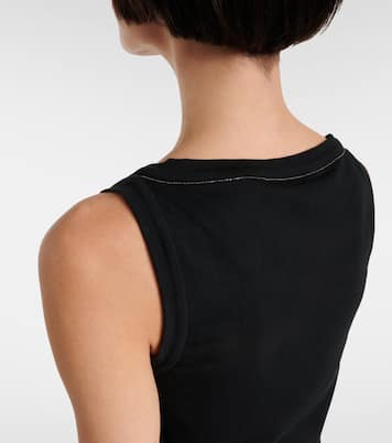 Cotton-blend tank top | Brunello Cucinelli