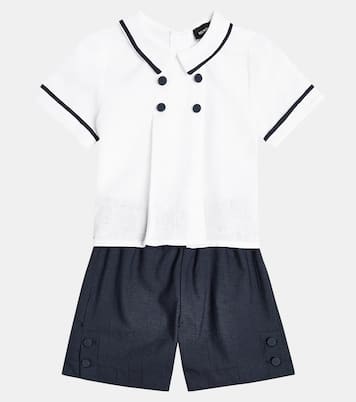 Set di camicia e pantaloni in lino | Monnalisa