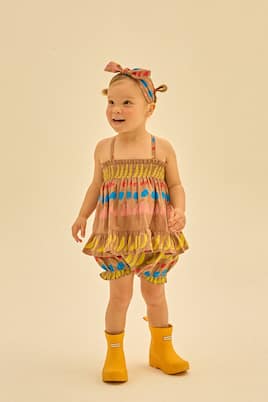 Bébé – Set robe, culotte bloomer et bandeau Fruit en coton | Jellymallow