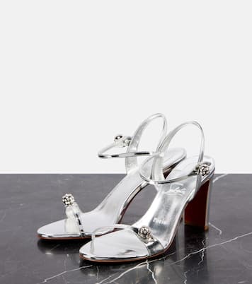 Verzierte Sandalen Atmospheria aus Metallic-Leder | Christian Louboutin